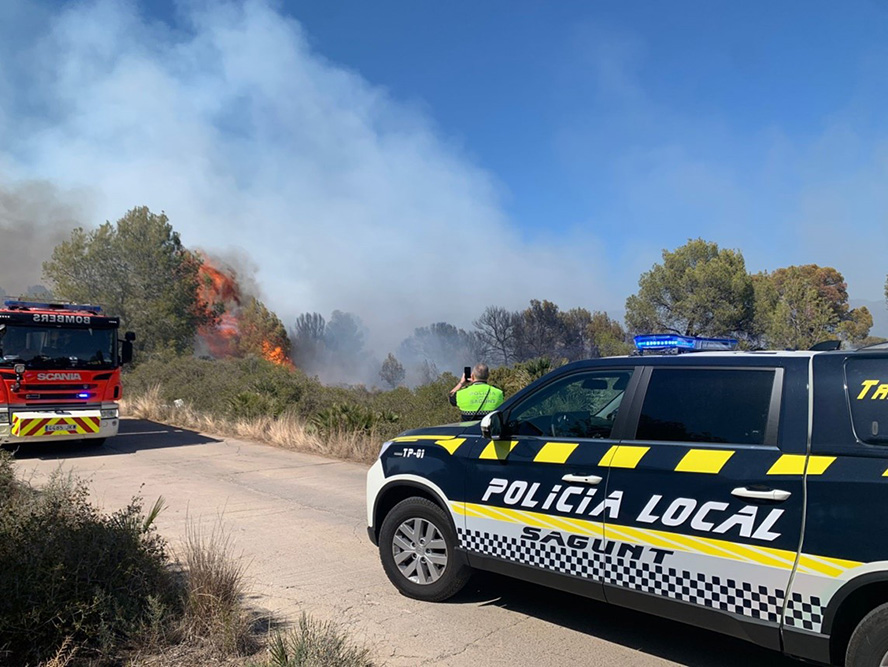 La sección de playas de la Policía Local de Sagunto realiza casi 3.400 servicios a lo largo del verano