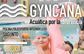 El Ayuntamiento de Sagunto y la Fundación Pegasus presentan la jornada inclusiva ‘Gyncana Acuática – Lo mío no es normal’ 
