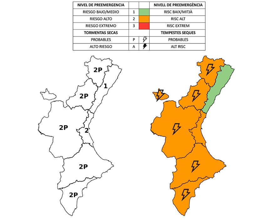 La Policía Local de Sagunto despliega un operativo especial en la Noche de San Juan ante el nivel de preemergencia naranja por riesgo de incendios