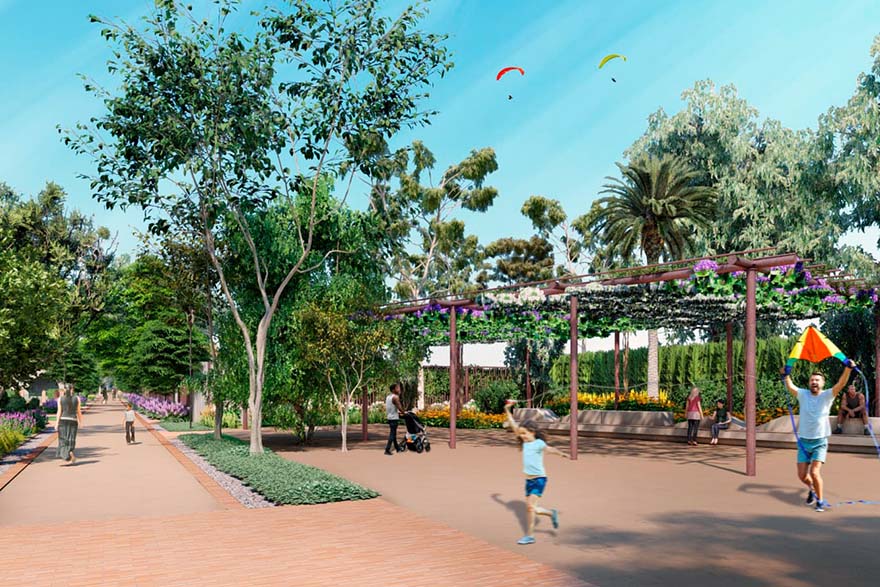 Tres empresas se postulan como candidatas a ejecutar las obras de la primera fase de adecuación de los jardines de la Gerencia para su apertura al uso público como parque