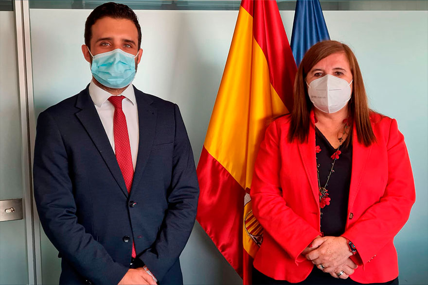 El alcalde de Sagunto se reúne con la secretaria general de Innovación para dialogar sobre la integración de la ciudad en la RedInnpulso 