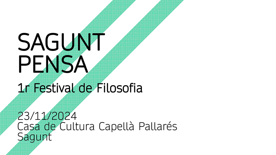 El I Festival de Filosofía ‘Sagunt Pensa’ fomentará la reflexión y el debate ciudadano