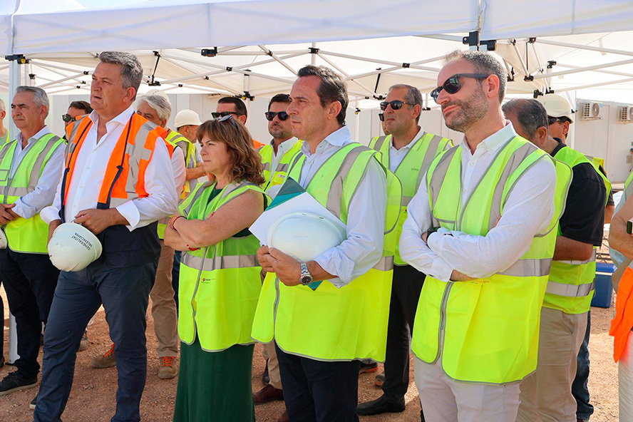 Avanzan las obras de la nueva depuradora de Sagunto