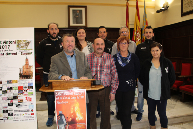 Las asociaciones Sant Antoni, Amics del Cavall y Diabòlica de Morvedre organizan las fiestas Sant Antoni 2017
