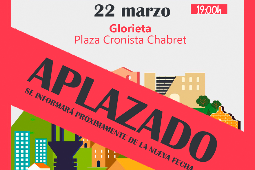 El encuentro de 'Alcalde de Barrio' que estaba previsto para mañana, martes, en la Glorieta, queda aplazado