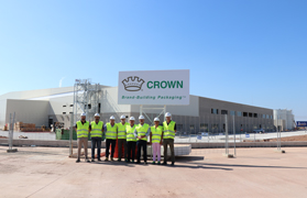 Crown Packaging iniciará su producción en octubre con 150 empleos directos