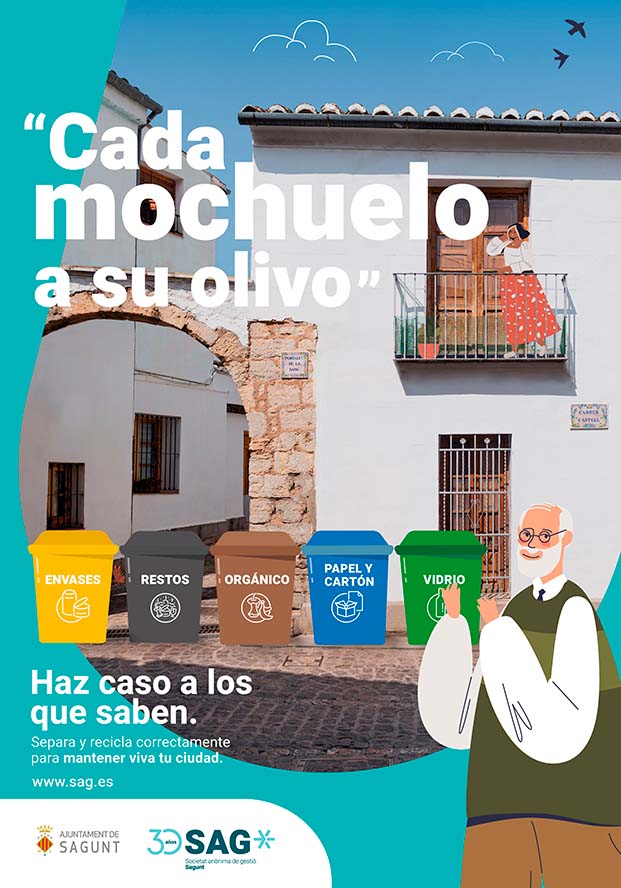 La SAG apela a la sabiduría de las personas mayores para promover el correcto reciclaje