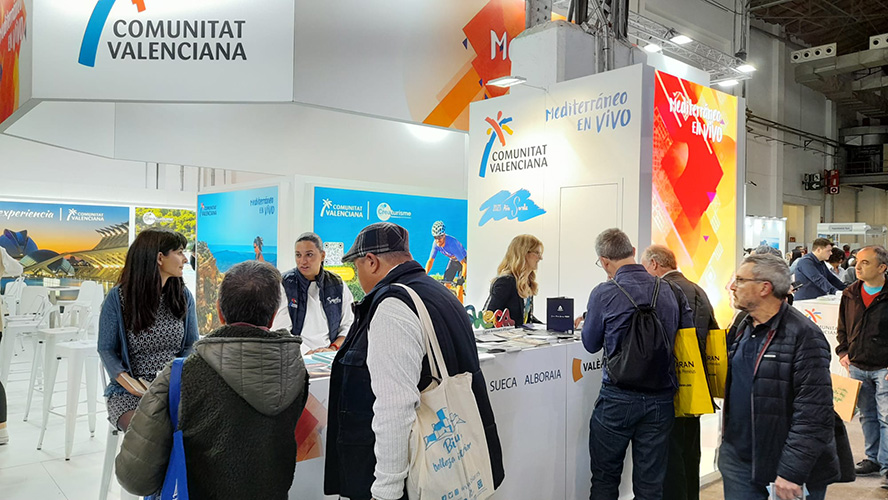 La delegación de Turismo de Sagunto participa en la 31ª edición de la Feria Nacional B-Travel 2024 de Barcelona