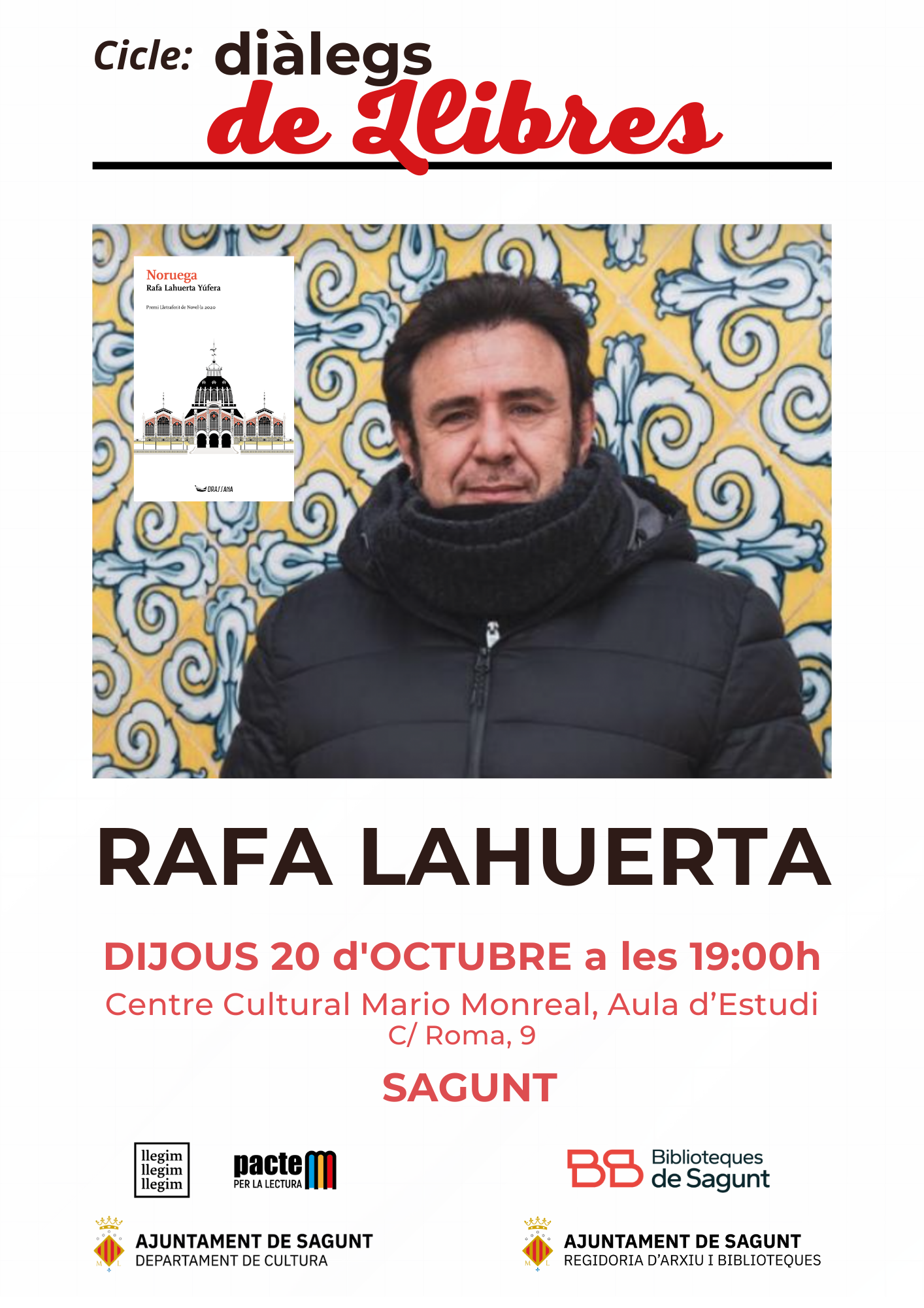 Rafa Lahuerta presenta su libro ‘Noruega’ este jueves en el Centro Cultural Mario Monreal