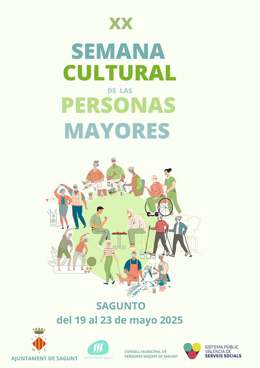 La XX edición de la Semana Cultural de las Personas Mayores visibiliza a este colectivo social en Sagunto