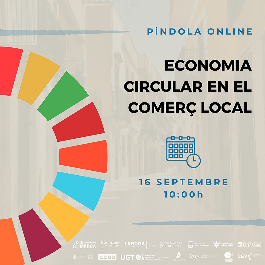 El Ayuntamiento de Sagunto impulsa la economía circular en el comercio local con una acción formativa