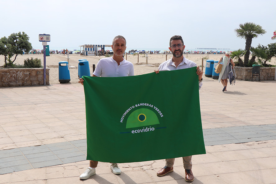 Sagunto compite este verano por conseguir la Bandera Verde de la sostenibilidad hostelera de Ecovidrio