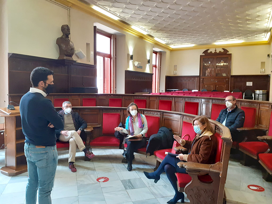 La Seguridad Social presenta al Ayuntamiento de Sagunto el proyecto de obras de su edificio de la plaza Cronista Chabret 