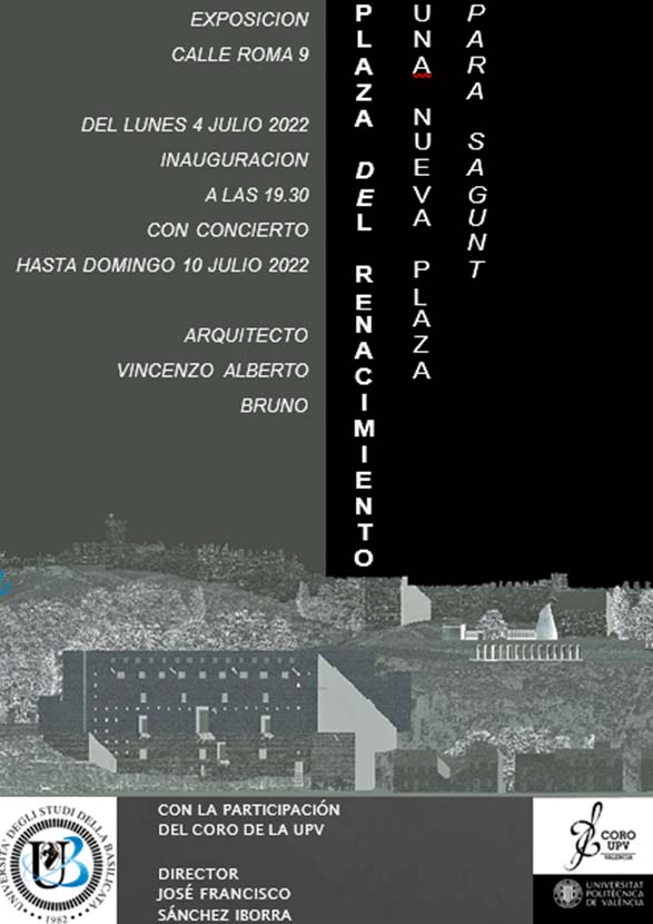 El Centro Cultural Mario Monreal acoge a partir de esta tarde la exposición ‘Plaza del Renacimiento. Una nueva plaza para Sagunto’