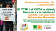 La Tenda de Tot el Món y la concejalía de Cooperación organizan una charla sobre el TTIP y el CETA