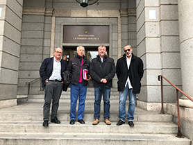 Una delegación saguntina se entrevista con la Dirección General de Sostenibilidad de la Costa para manifestar su oposición al proyecto del frente litoral de Almenara y sur de Castellón