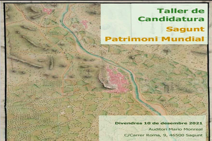 Sagunto acoge mañana un taller explicativo sobre la situación actual de la candidatura de Sagunto a Patrimonio de la Humanidad