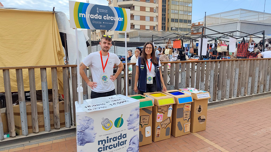 La campaña 'Mirada Circular' continúa concienciando sobre los beneficios del reciclaje en Sagunto