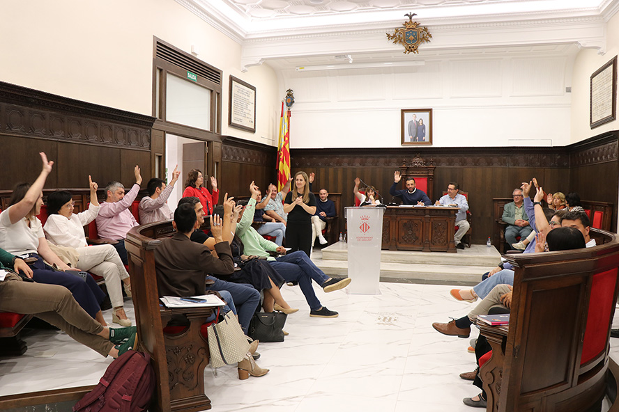L'avanç en la intermodalitat del transport entre Sagunt i Castelló va ser un dels acords plenaris municipals