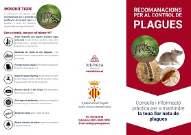 La delegación de Sanidad ofrece una serie consejos e información práctica para que la ciudadanía pueda controlar las diversas plagas