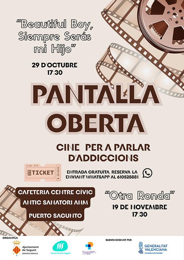 2a sesión de 'Pantalla Abierta. Cine para hablar de adicciones'