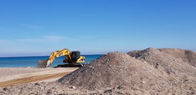Costas retira gravas de la gola de Quartell a petición de la presidenta del Consell Agrari