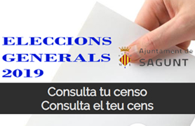 El Ayuntamiento de Sagunto pone a disposición de la ciudadanía el censo electoral
