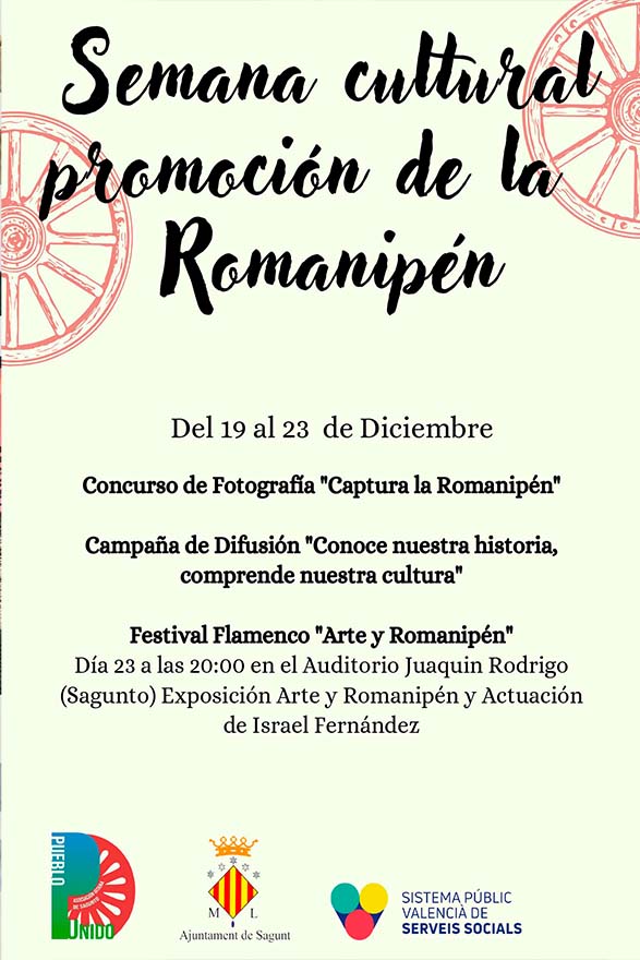 La Semana cultural Romanipén se celebrará del 19 al 23 de diciembre