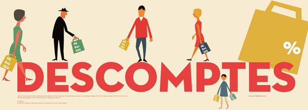 El Gabinet de Promoció del Valencià participa en una nueva edición de carteles para las campañas de descuentos y rebajas