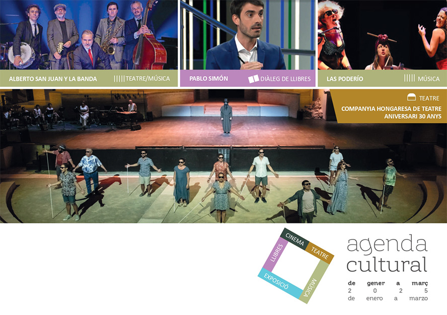 El Ayuntamiento de Sagunto ofrece una variada agenda cultural para el primer trimestre de 2025