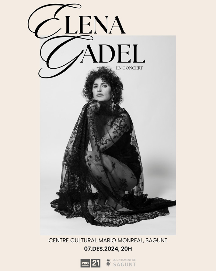 Elena Gadel trae a Sagunto su nuevo trabajo 'La dona que em vesteix'