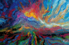 La pintora Francisca Rivas inaugura ‘Pinceladas abstractas de la naturaleza’ en la Casa Municipal de Cultura