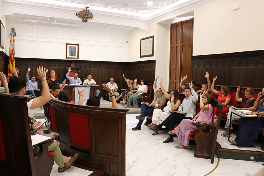 El pleno municipal urge la declaración de 'zona catastrófica' por las consecuencias de la tormenta del 12 de julio