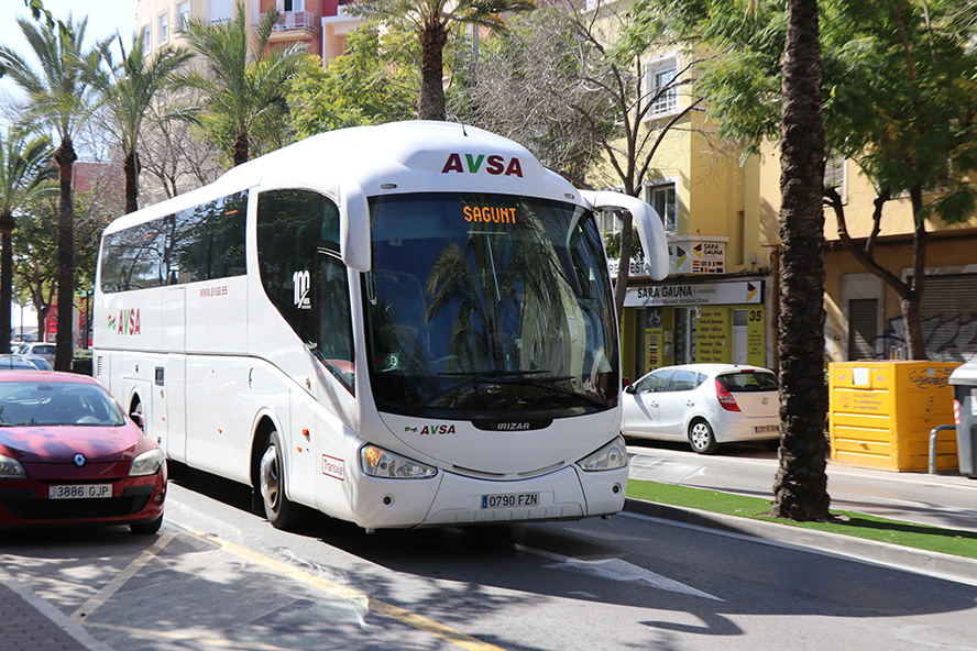 El Ayuntamiento de Sagunto denuncia “el abandono” de la línea de bus a Valencia