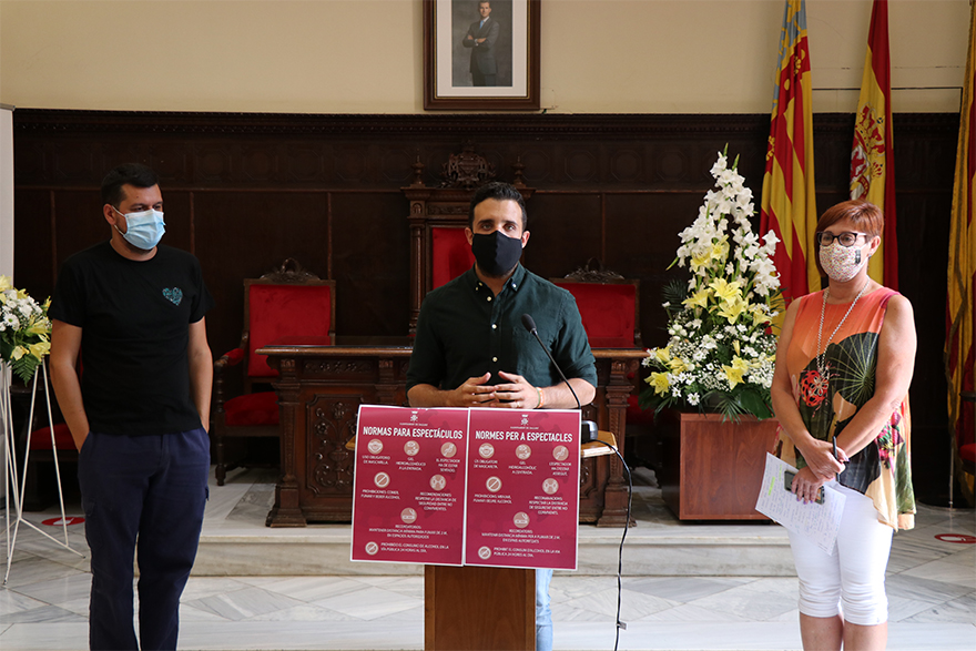 Los espectáculos programados para este verano seguirán todas las medidas de seguridad sanitarias 