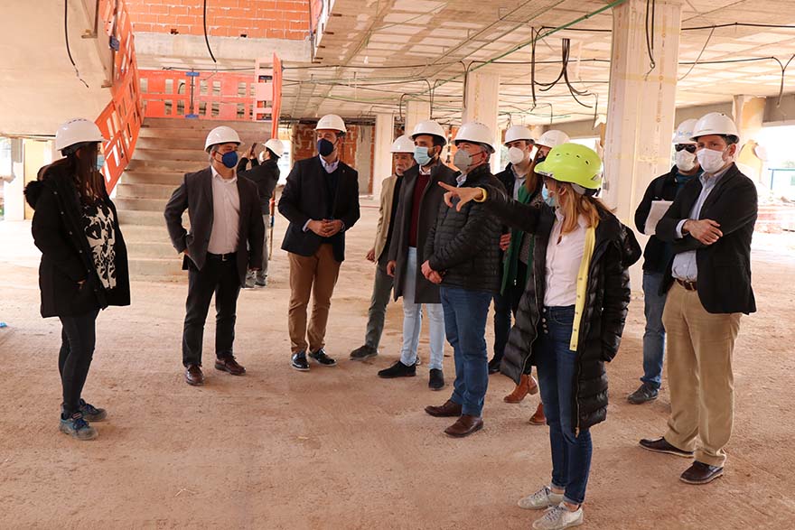 Las obras del nuevo IES Núm. 5 incorporan un nuevo bloque para dotarlo de 6 aulas más