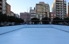 El Ayuntamiento de Sagunto inaugurará mañana la pista de patinaje en la plaza Cronista Chabret