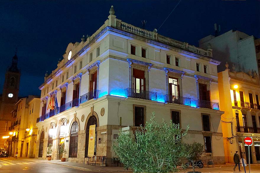 Sagunto se unirá este lunes a la celebración del Día de Europa iluminando el Consistorio y la Tenencia de Alcaldía de Puerto de Sagunto de azul y con otras acciones relacionadas con la efeméride