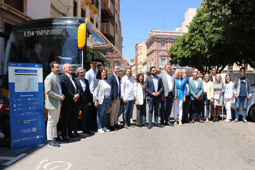 El Ayuntamiento de Sagunto traslada a la Conselleria de Medio Ambiente, Infraestructuras y Territorio la necesidad de mejorar el nuevo servicio de transporte interurbano