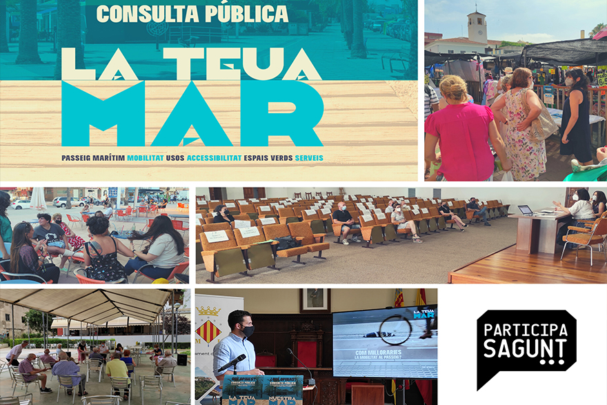 Más de mil personas participan en la consulta pública ‘La teua mar’ para la reforma del paseo marítimo de Puerto de Sagunto