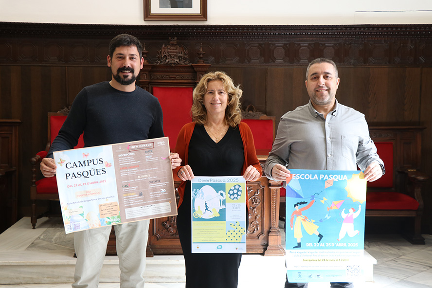El Ayuntamiento de Sagunto presenta los campus de Pascua organizados por Deportes, Juventud y Servicios Sociales