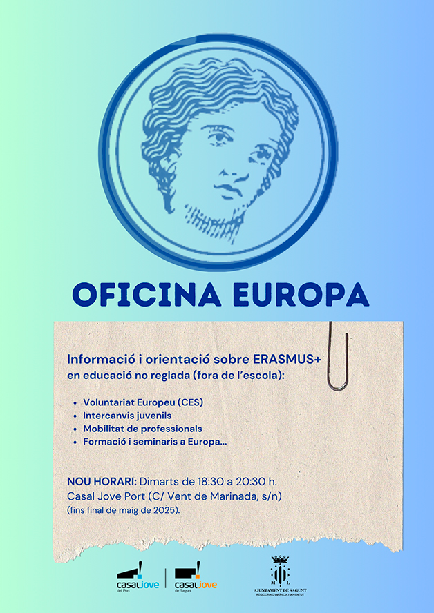 La Oficina Europa regresa al Casal Jove Puerto de Sagunto para informar sobre el Erasmus+