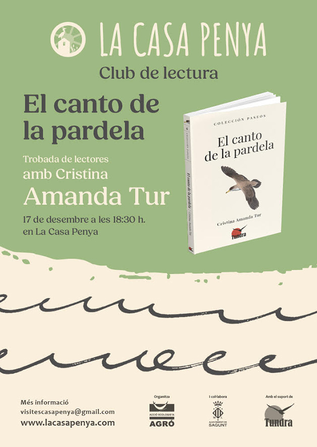 Nuevo encuentro literario con Cristina Amanda Tur en La Casa Penya
