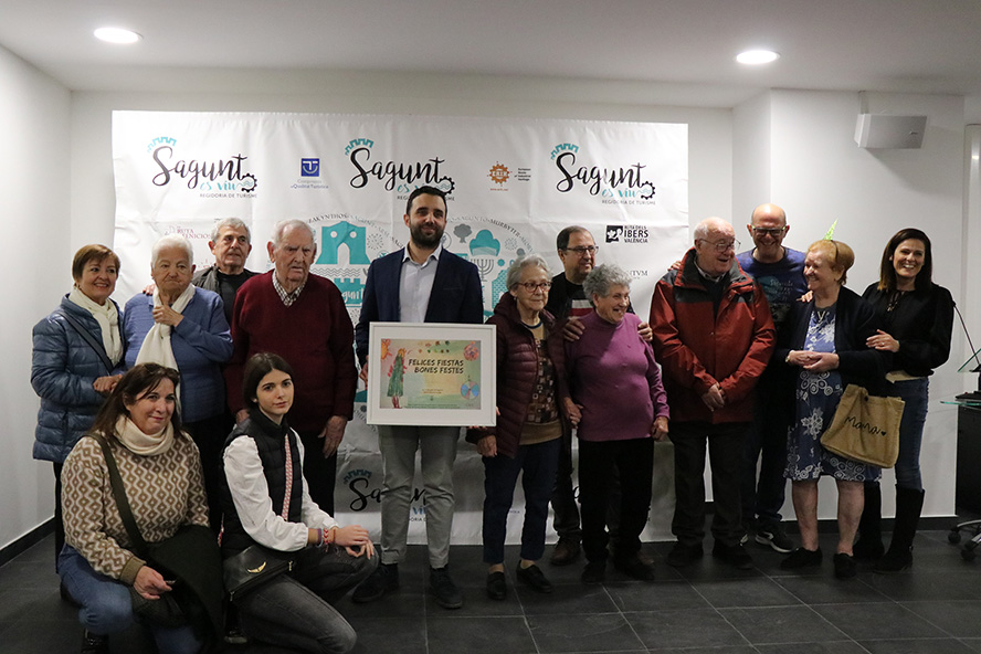 El alcalde de Sagunto felicita la Navidad a sus vecinos y vecinas con una postal diseñada por AFACAM 