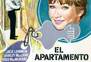 La película ‘El apartamento’ se proyectará este domingo en el Centro Cultural Mario Monreal