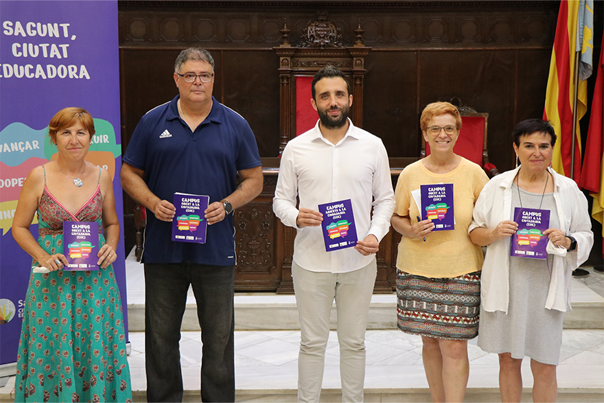 El Ayuntamiento de Sagunto presenta la nueva programación de cursos y charlas del ‘Campus abierto a la ciudadanía’