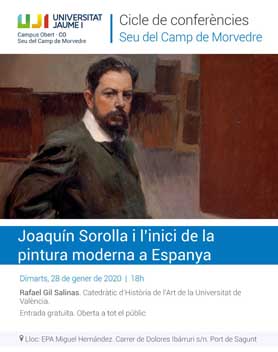 Rafael Gil Salinas impartirá mañana la conferencia ‘Joaquín Sorolla y el inicio de la pintura moderna en España’