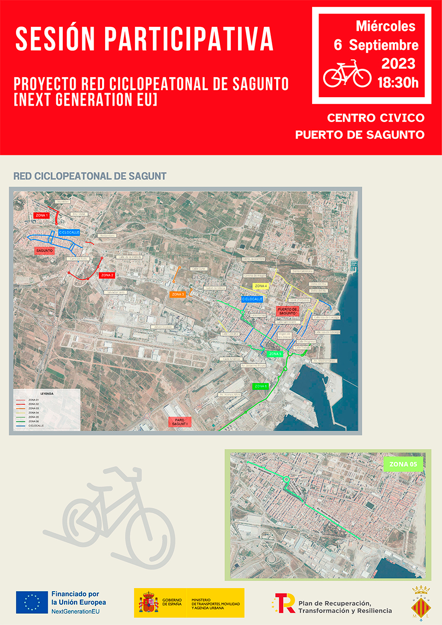 Movilidad Urbana organiza una jornada participativa para dar a conocer el proyecto de red ciclopeatonal