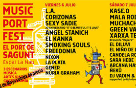 El Music Port Fest contará con 3 escenarios de conciertos y acogerá propuestas artísticas y escénicas de vanguardia 