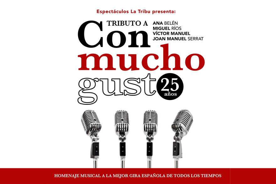 ‘Con Mucho Gusto’ llega a Sagunto para rememorar canciones atemporales de la música española 